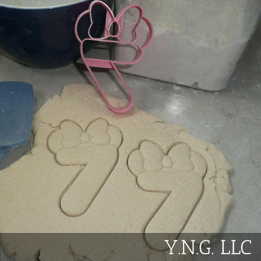 Minnie Mouse Themed Number Seven 7 Detailed Cookie Cutter Made In USA PR4557