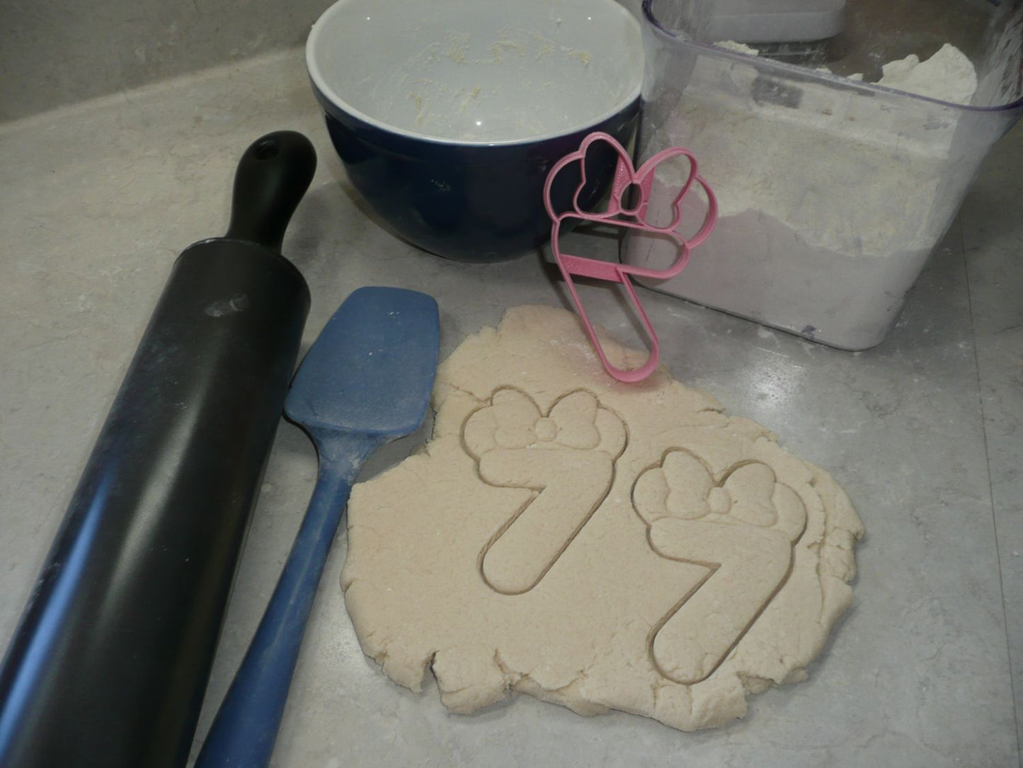 Minnie Mouse Themed Number Seven 7 Detailed Cookie Cutter Made In USA PR4557