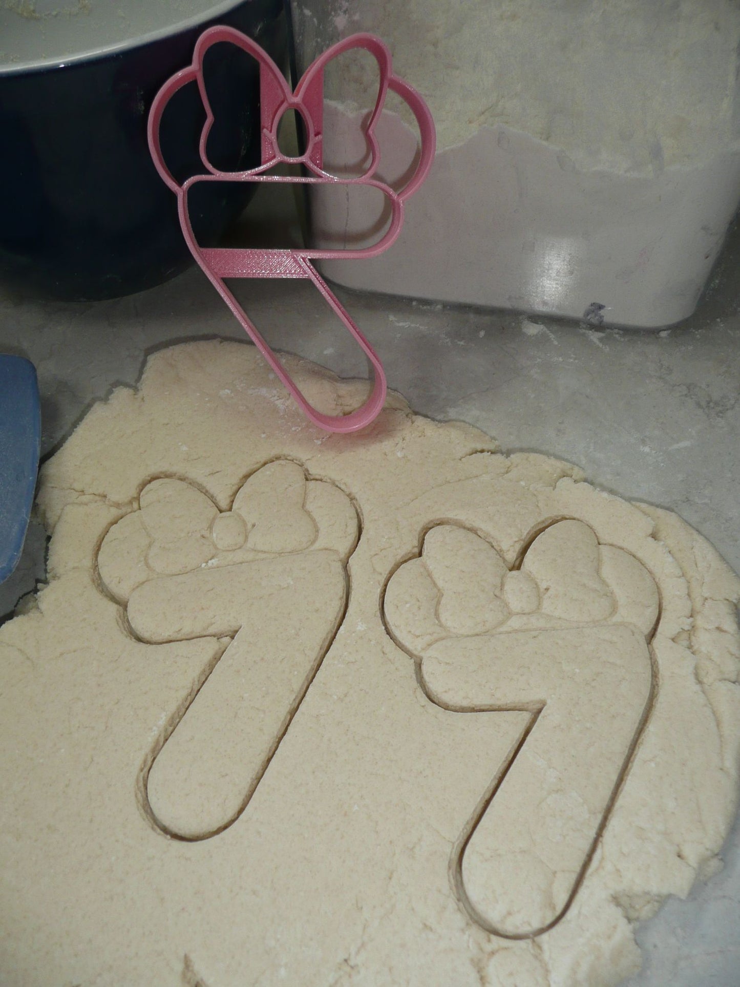 Minnie Mouse Themed Number Seven 7 Detailed Cookie Cutter Made In USA PR4557