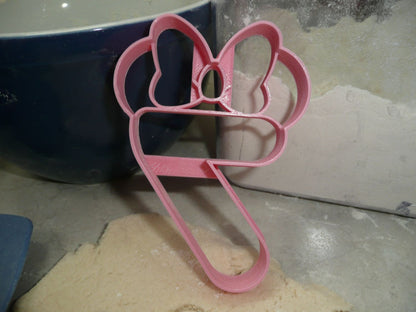 Minnie Mouse Themed Number Seven 7 Detailed Cookie Cutter Made In USA PR4557