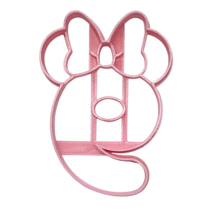 Minnie Mouse Themed Number Nine 9 Detailed Cookie Cutter Made In USA PR4559