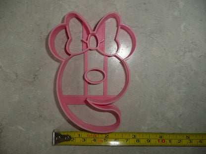 Minnie Mouse Themed Number Nine 9 Detailed Cookie Cutter Made In USA PR4559