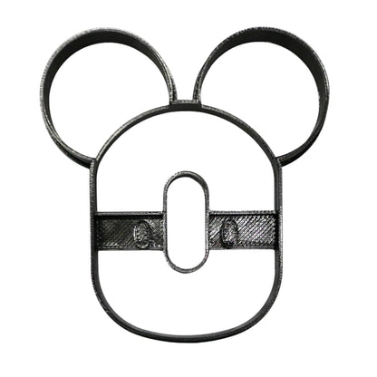 Mickey Mouse Themed Number Zero 0 Detailed Cookie Cutter Made In USA PR4560