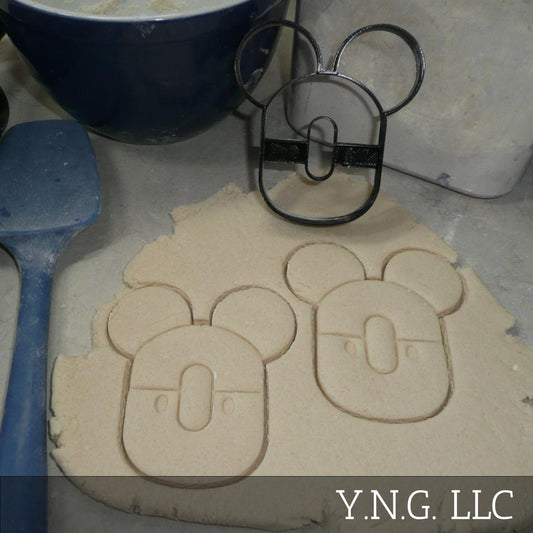 Mickey Mouse Themed Number Zero 0 Detailed Cookie Cutter Made In USA PR4560