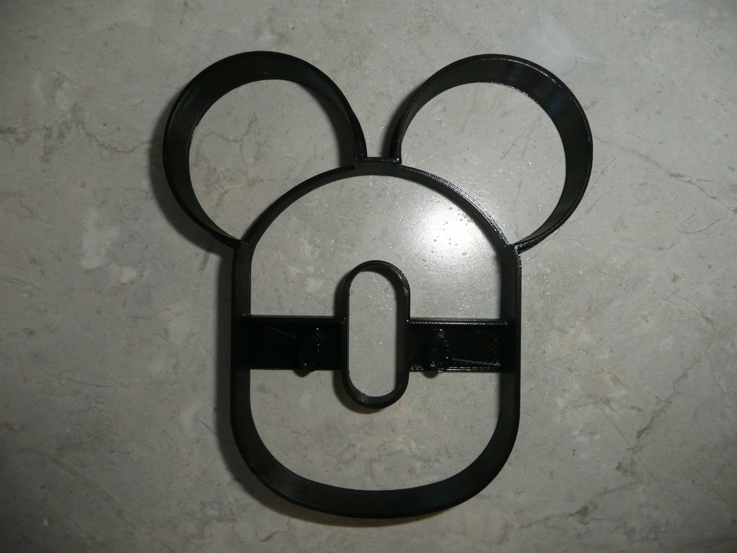 Mickey Mouse Themed Number Zero 0 Detailed Cookie Cutter Made In USA PR4560