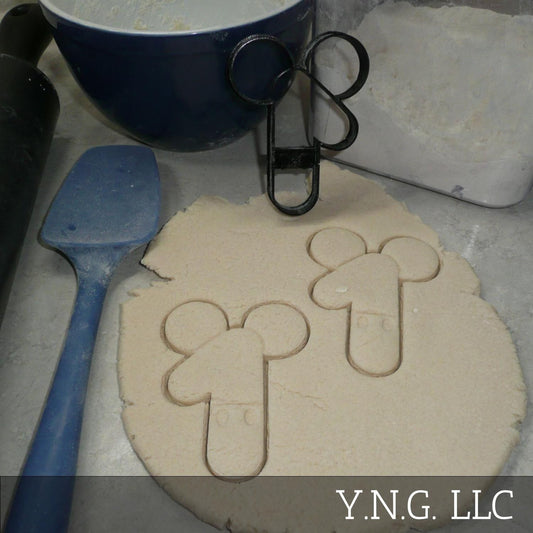 Mickey Mouse Themed Number One 1 Detailed Cookie Cutter Made In USA PR4561