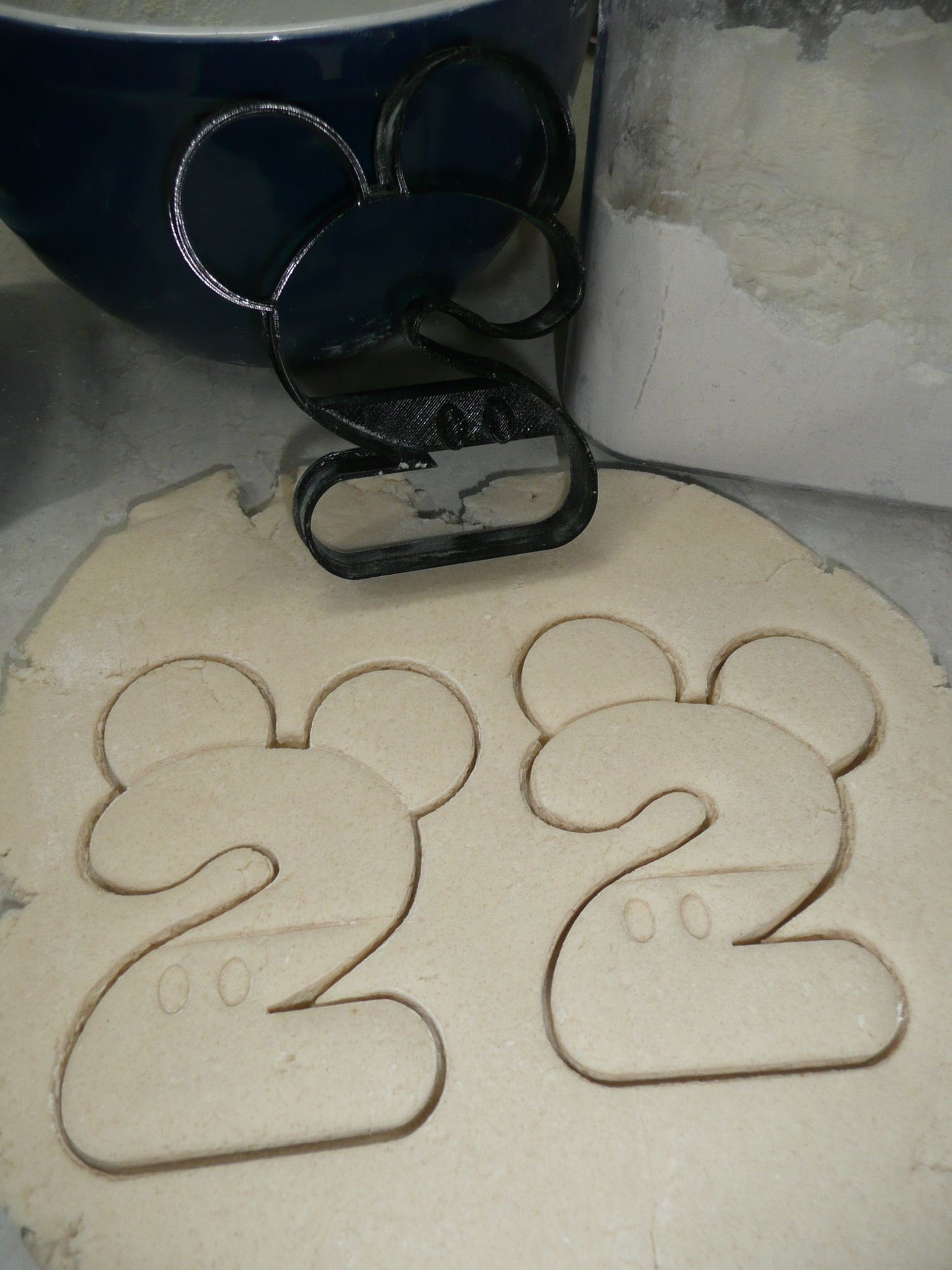 Mickey Mouse Themed Number Two 2 Detailed Cookie Cutter Made In USA PR4562