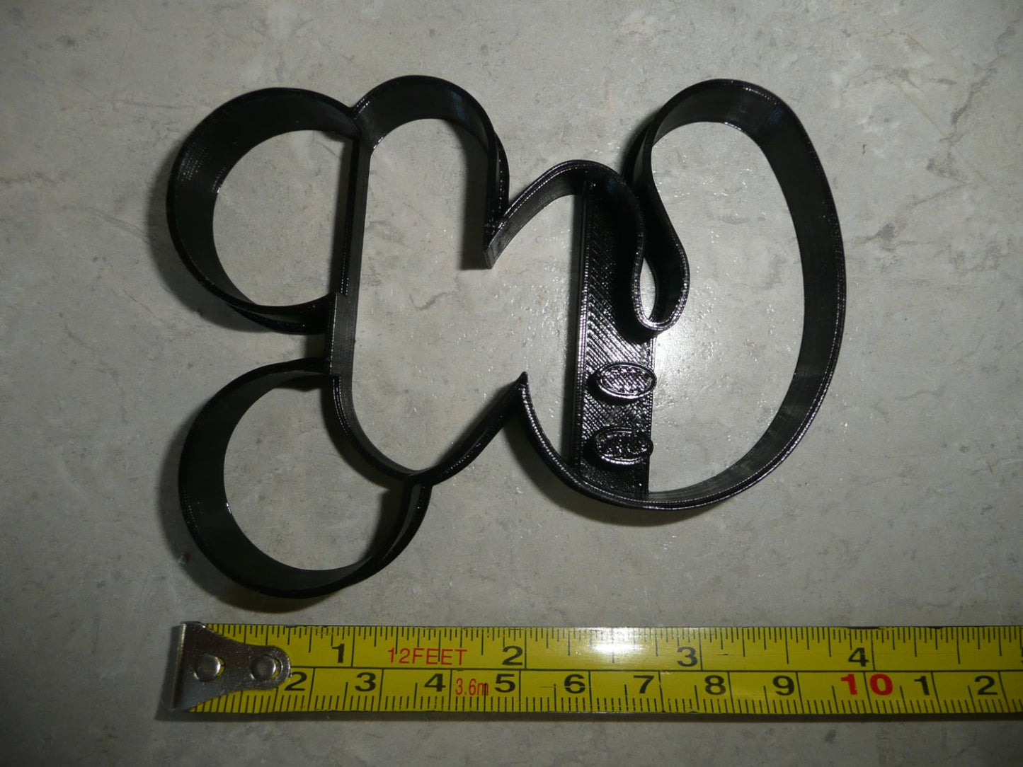 Mickey Mouse Themed Number Three 3 Detailed Cookie Cutter Made In USA PR4563