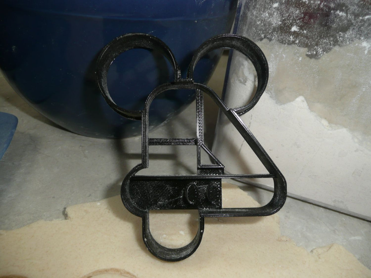 Mickey Mouse Themed Number Four 4 Detailed Cookie Cutter Made In USA PR4564