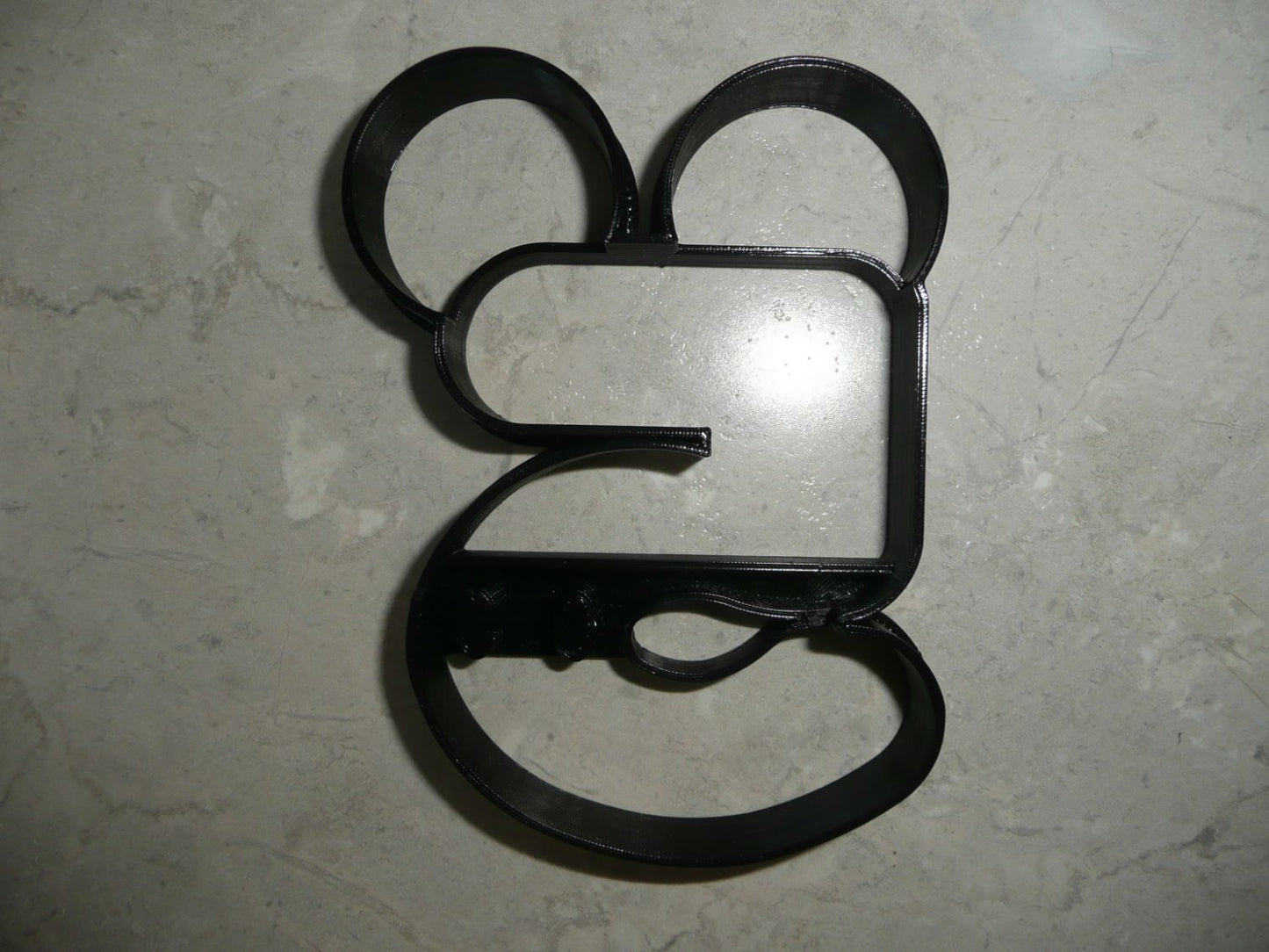 Mickey Mouse Themed Number Five 5 Detailed Cookie Cutter Made In USA PR4565