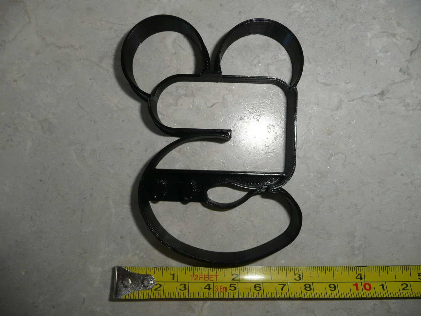 Mickey Mouse Themed Number Five 5 Detailed Cookie Cutter Made In USA PR4565