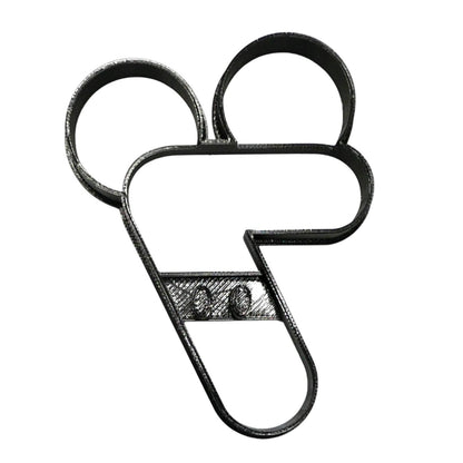 Mickey Mouse Themed Number Seven 7 Detailed Cookie Cutter Made In USA PR4567