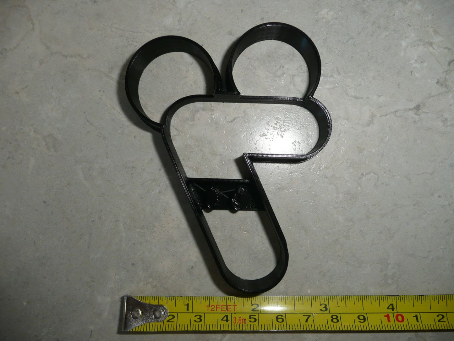 Mickey Mouse Themed Number Seven 7 Detailed Cookie Cutter Made In USA PR4567