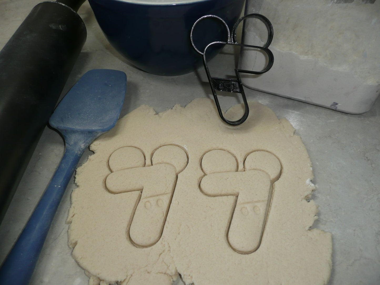 Mickey Mouse Themed Number Seven 7 Detailed Cookie Cutter Made In USA PR4567