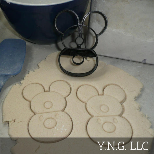 Mickey Mouse Themed Number Eight 8 Detailed Cookie Cutter Made In USA PR4568