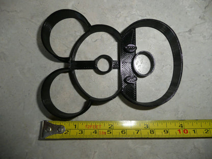 Mickey Mouse Themed Number Eight 8 Detailed Cookie Cutter Made In USA PR4568