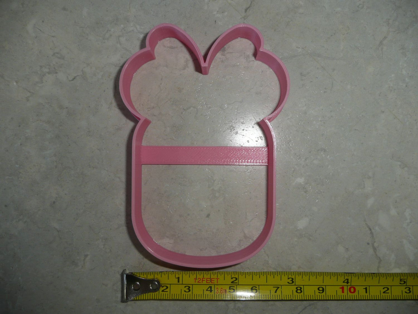 Minnie Mouse Themed Number Zero 0 Outline Cookie Cutter Made In USA PR4570