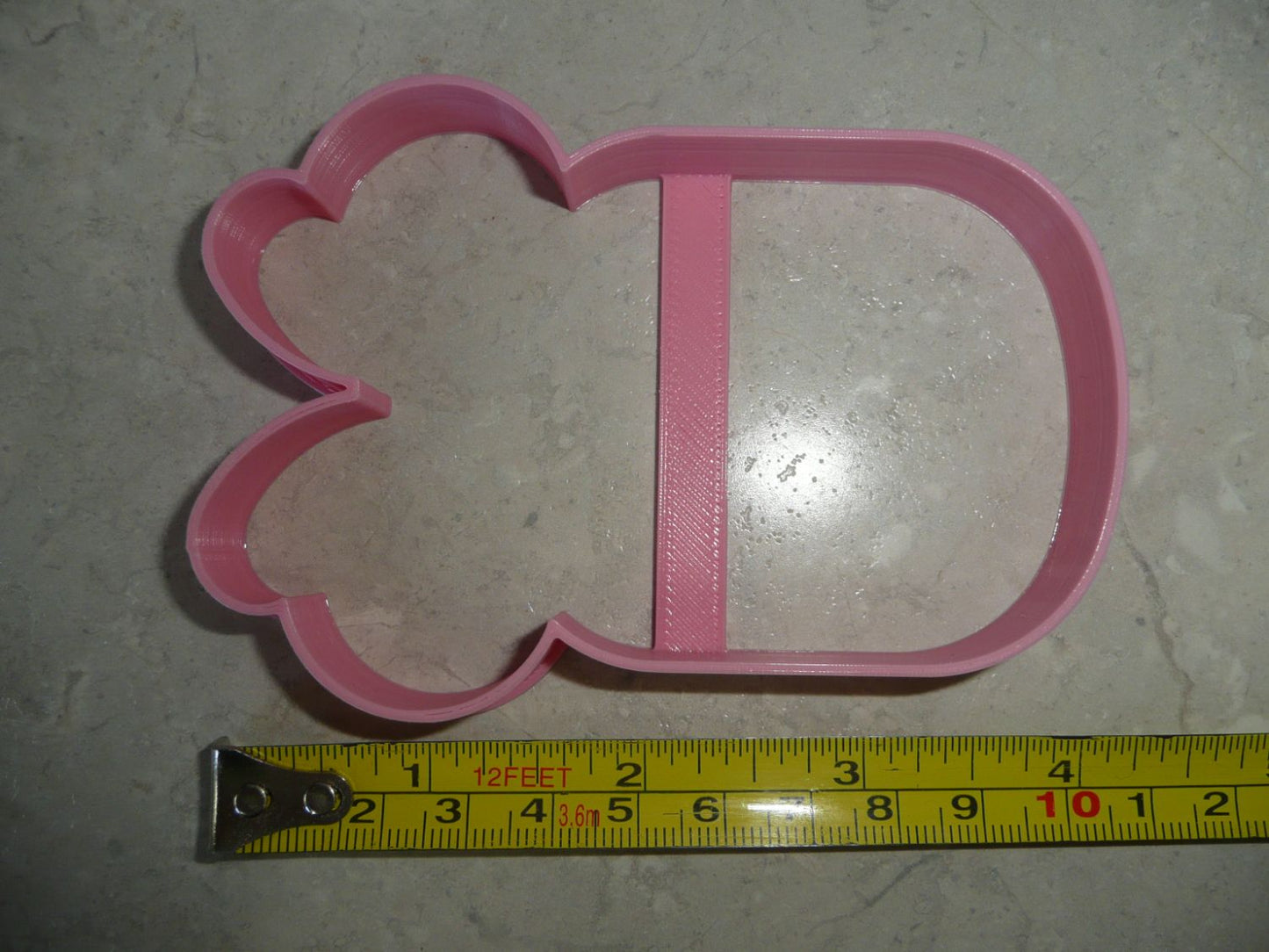 Minnie Mouse Themed Number Zero 0 Outline Cookie Cutter Made In USA PR4570