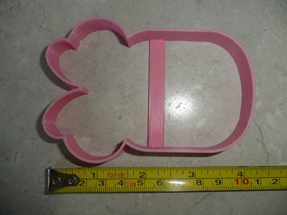 Minnie Mouse Themed Number Zero 0 Outline Cookie Cutter Made In USA PR4570