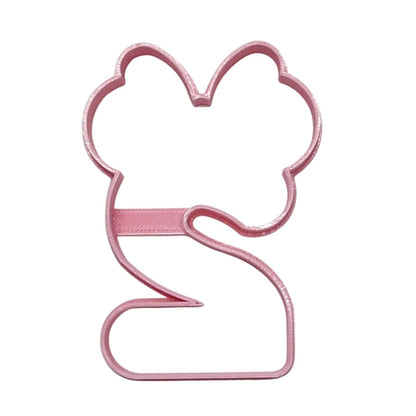 Minnie Mouse Themed Number Two 2 Outline Cookie Cutter Made In USA PR4572