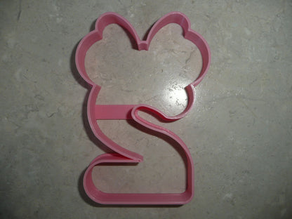 Minnie Mouse Themed Number Two 2 Outline Cookie Cutter Made In USA PR4572