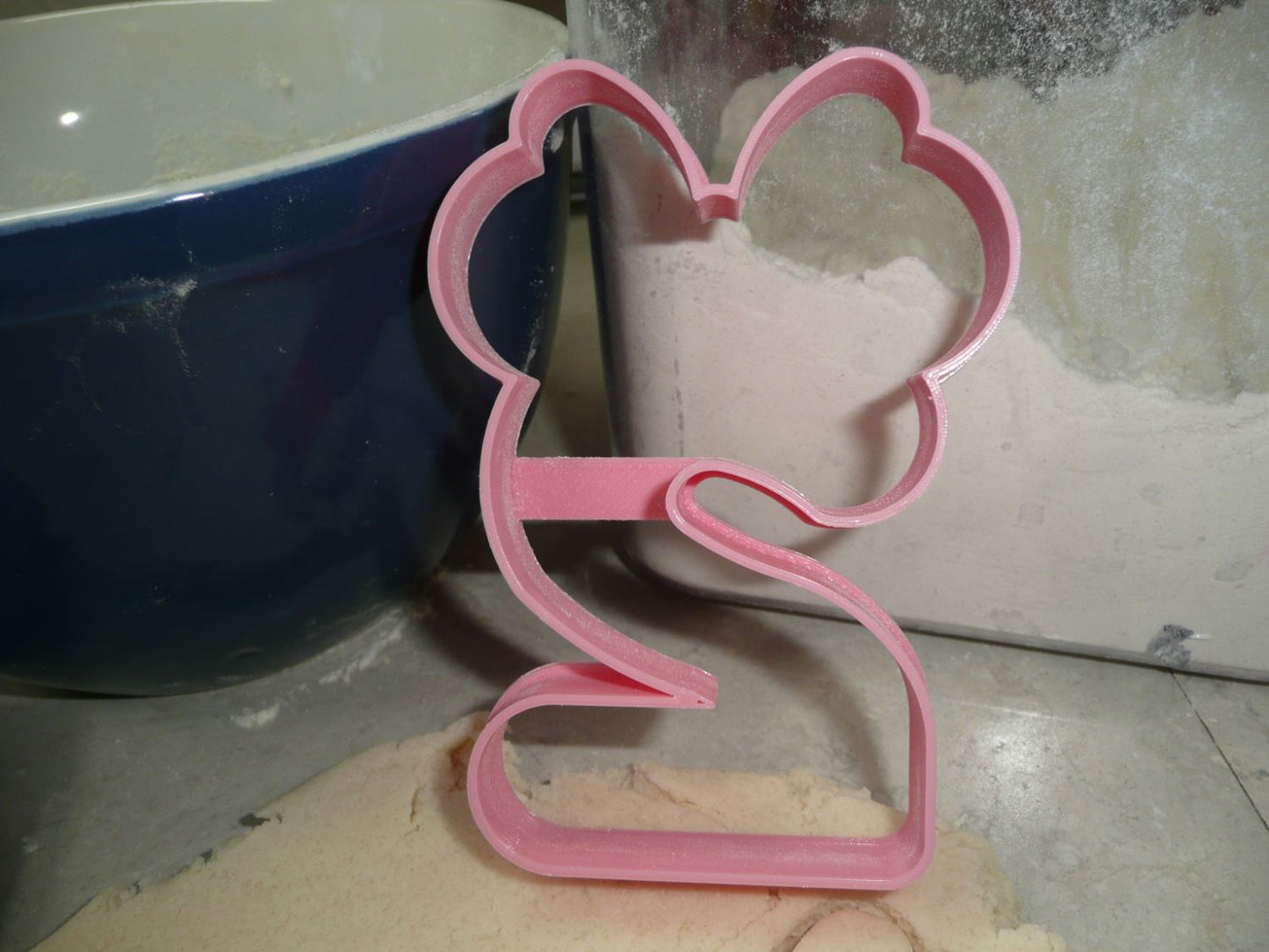 Minnie Mouse Themed Number Two 2 Outline Cookie Cutter Made In USA PR4572