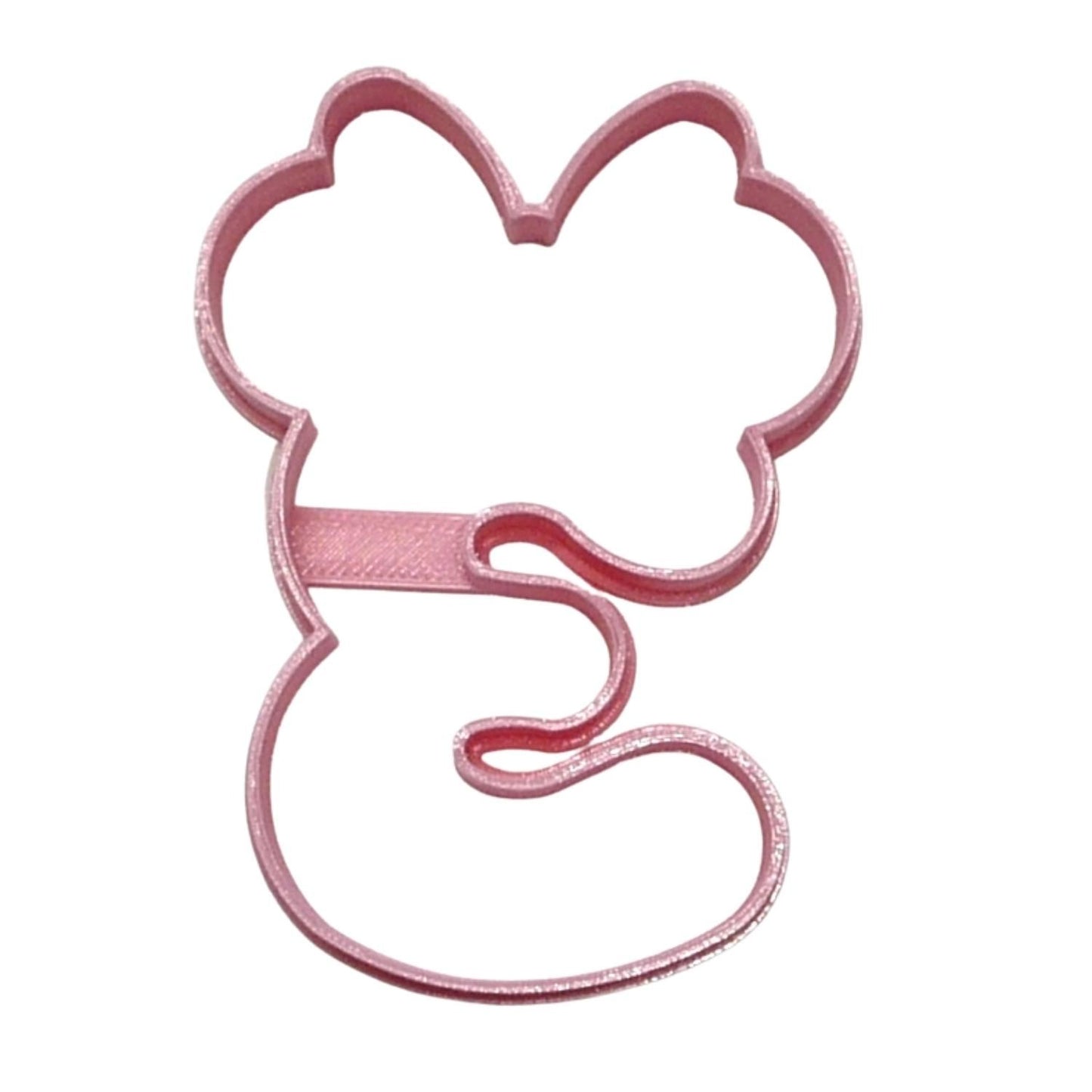 Minnie Mouse Themed Number Three 3 Outline Cookie Cutter Made In USA PR4573