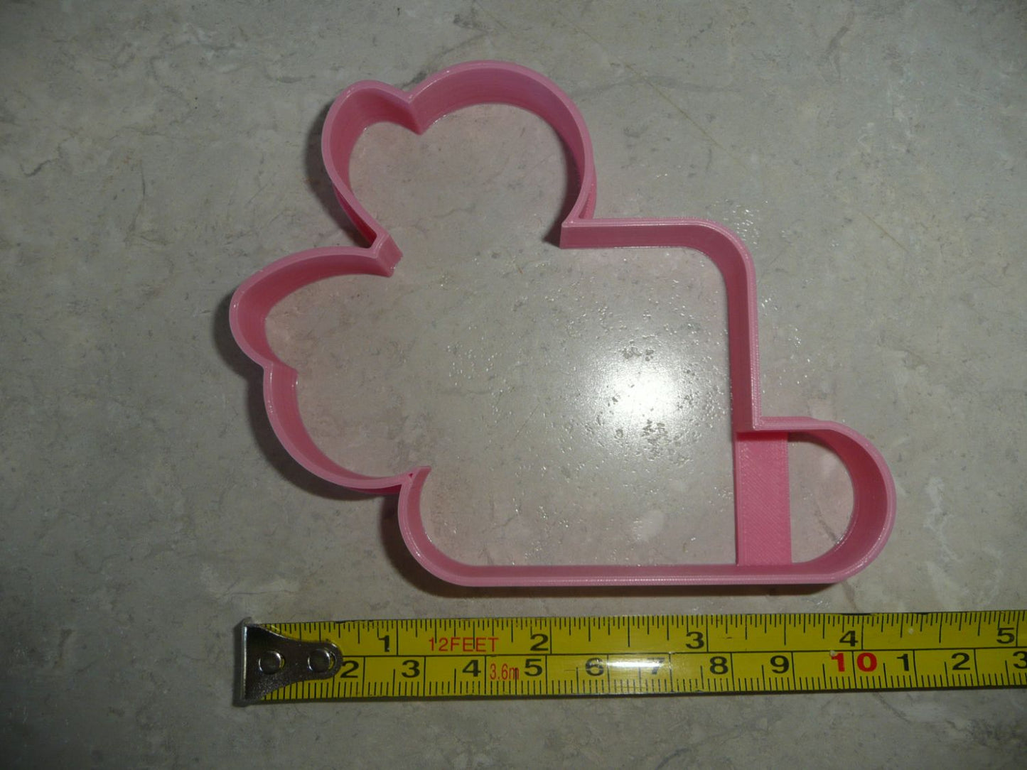 Minnie Mouse Themed Number Four 4 Outline Cookie Cutter Made In USA PR4574