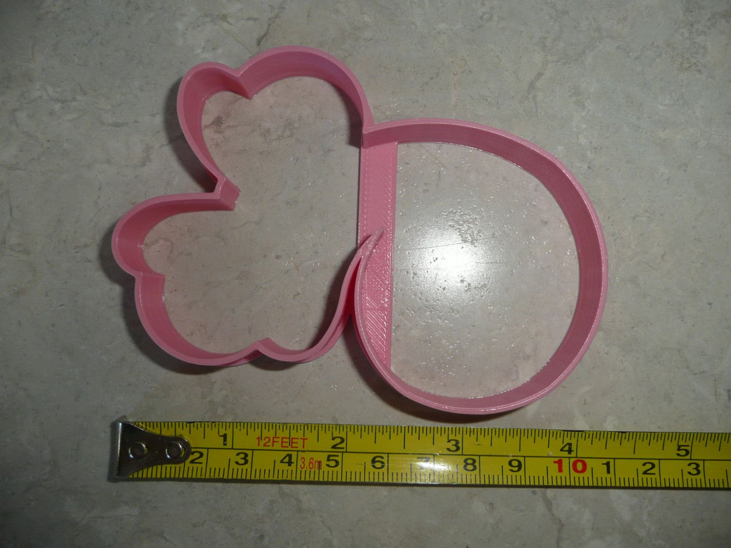 Minnie Mouse Themed Number Six 6 Outline Cookie Cutter Made In USA PR4576