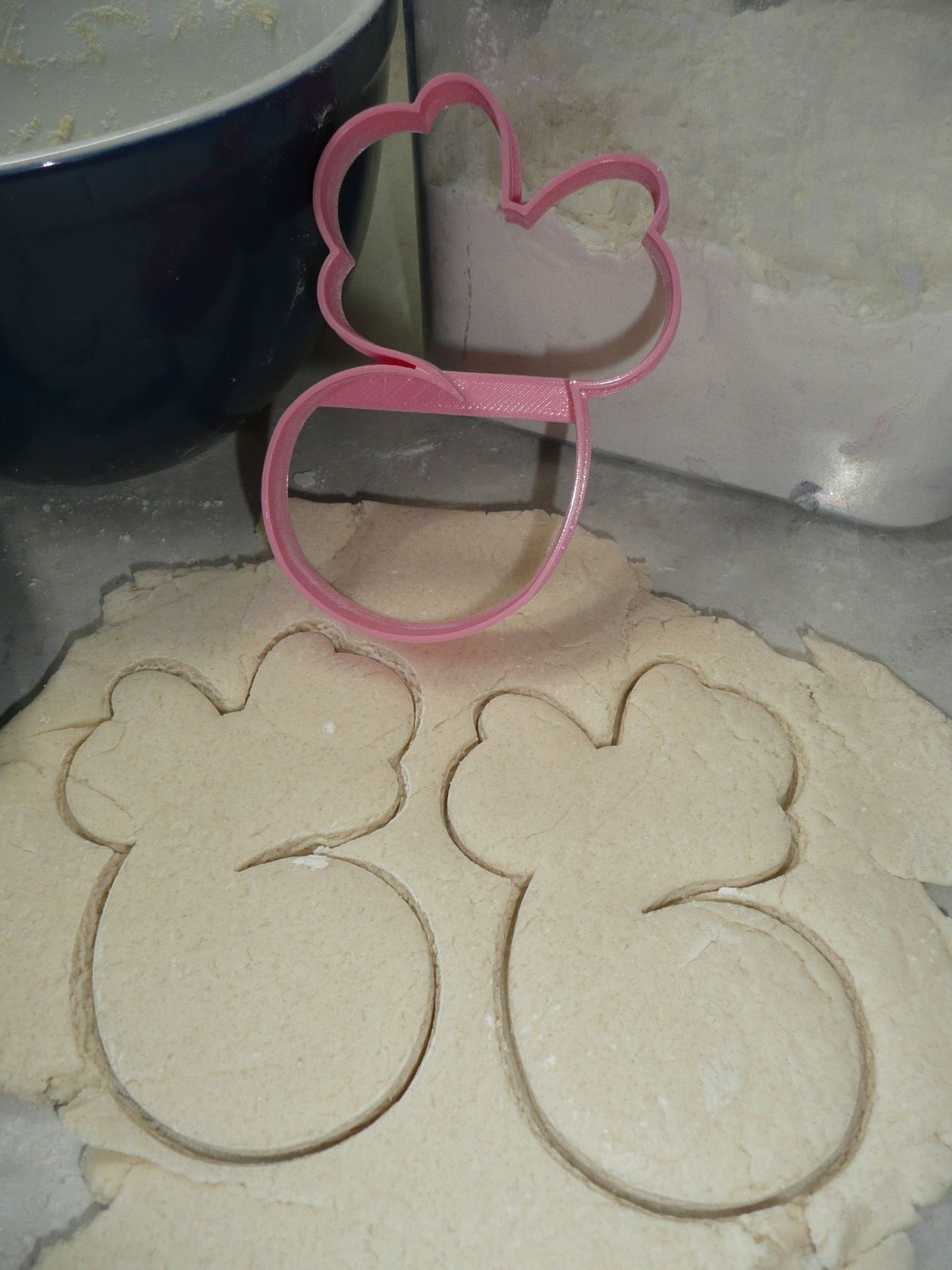 Minnie Mouse Themed Number Six 6 Outline Cookie Cutter Made In USA PR4576