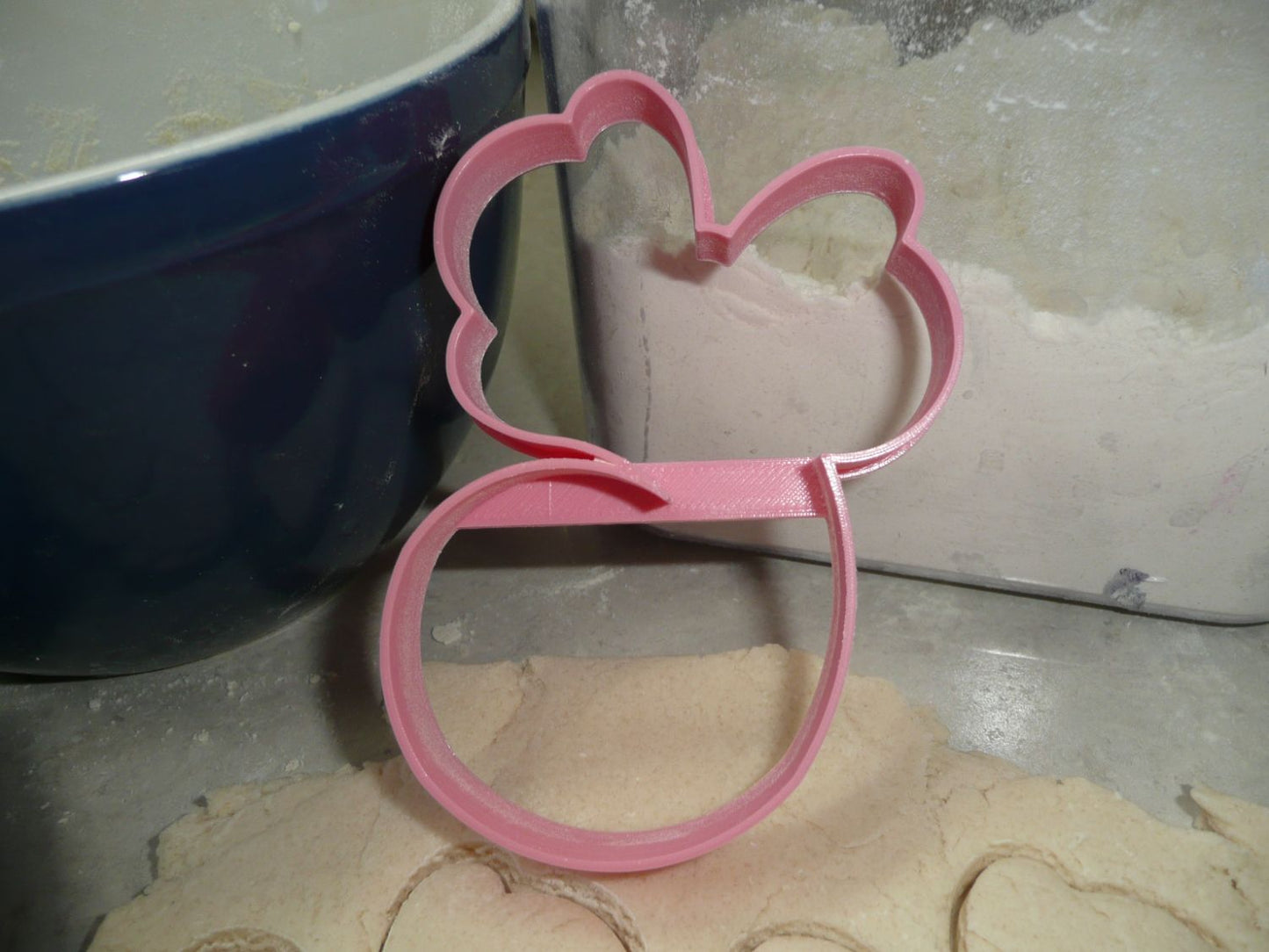 Minnie Mouse Themed Number Six 6 Outline Cookie Cutter Made In USA PR4576