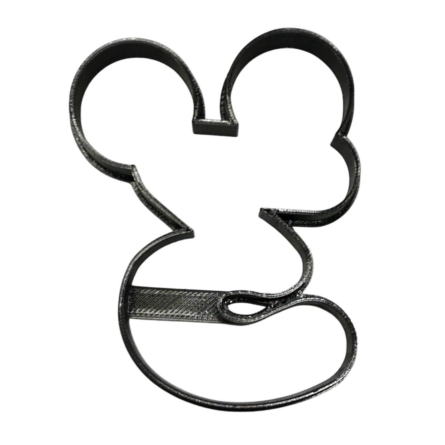 Mickey Mouse Themed Number Three 3 Outline Cookie Cutter Made In USA PR4583