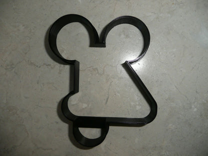 Mickey Mouse Themed Number Four 4 Outline Cookie Cutter Made In USA PR4584