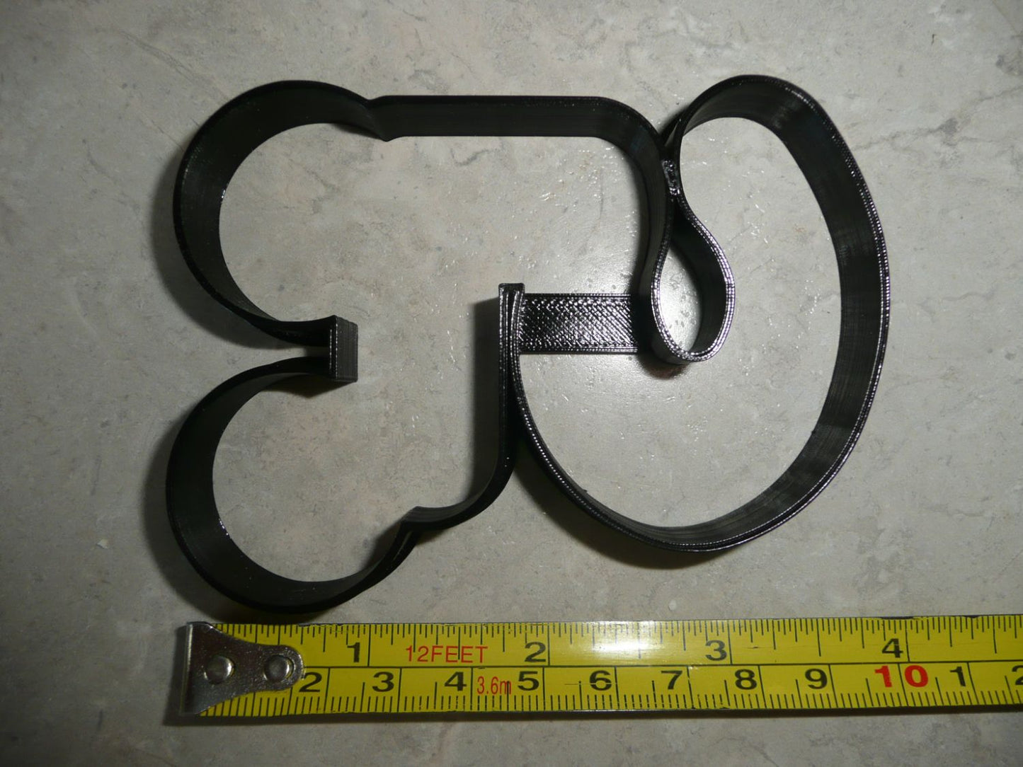 Mickey Mouse Themed Number Five 5 Outline Cookie Cutter Made In USA PR4585