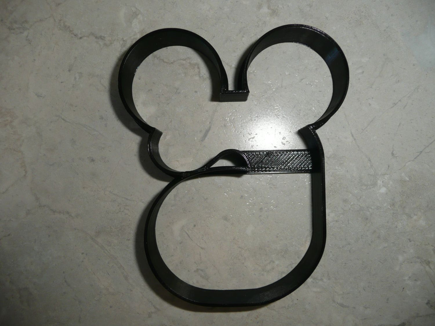 Mickey Mouse Themed Number Six 6 Outline Cookie Cutter Made In USA PR4586