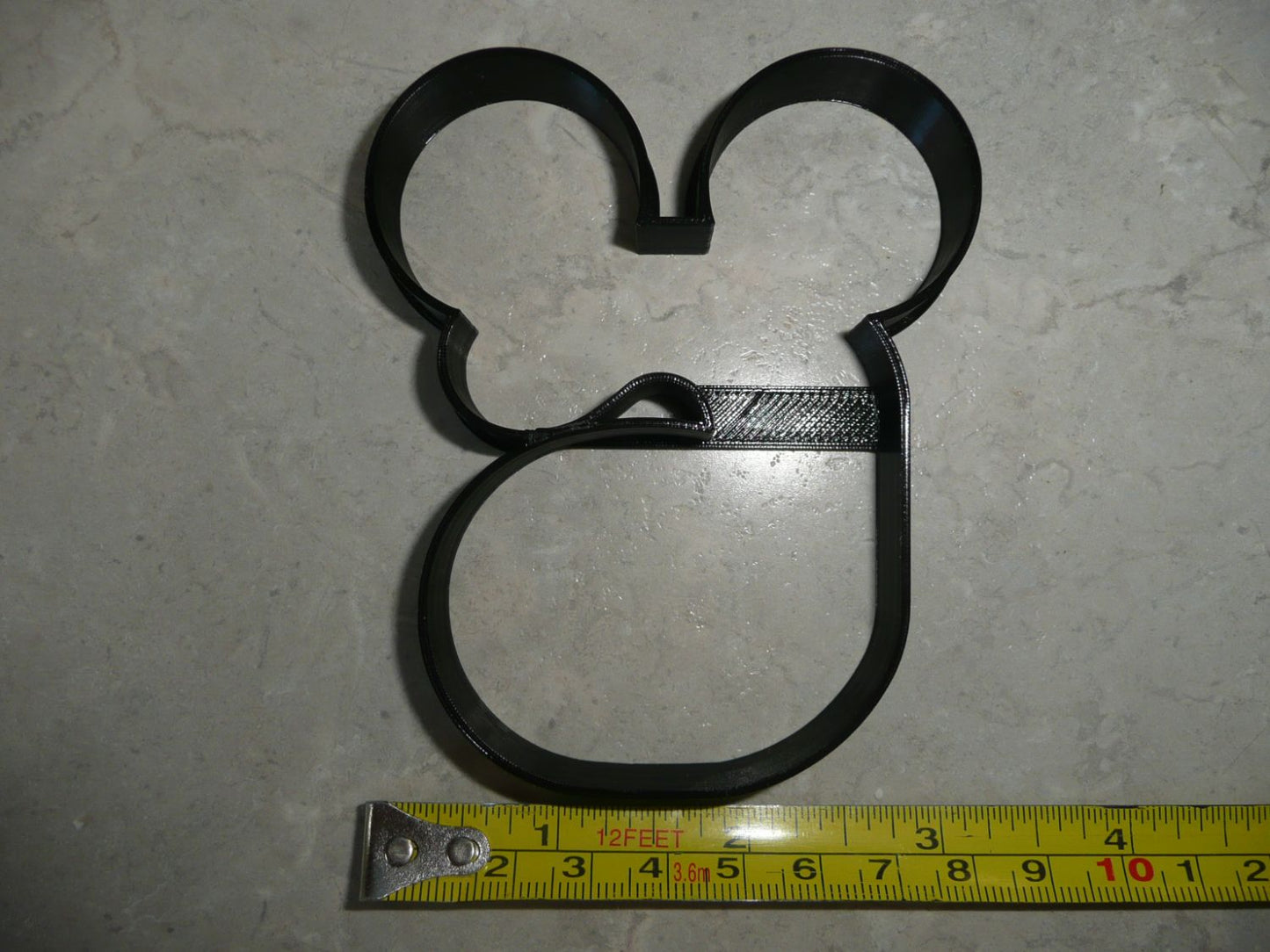 Mickey Mouse Themed Number Six 6 Outline Cookie Cutter Made In USA PR4586