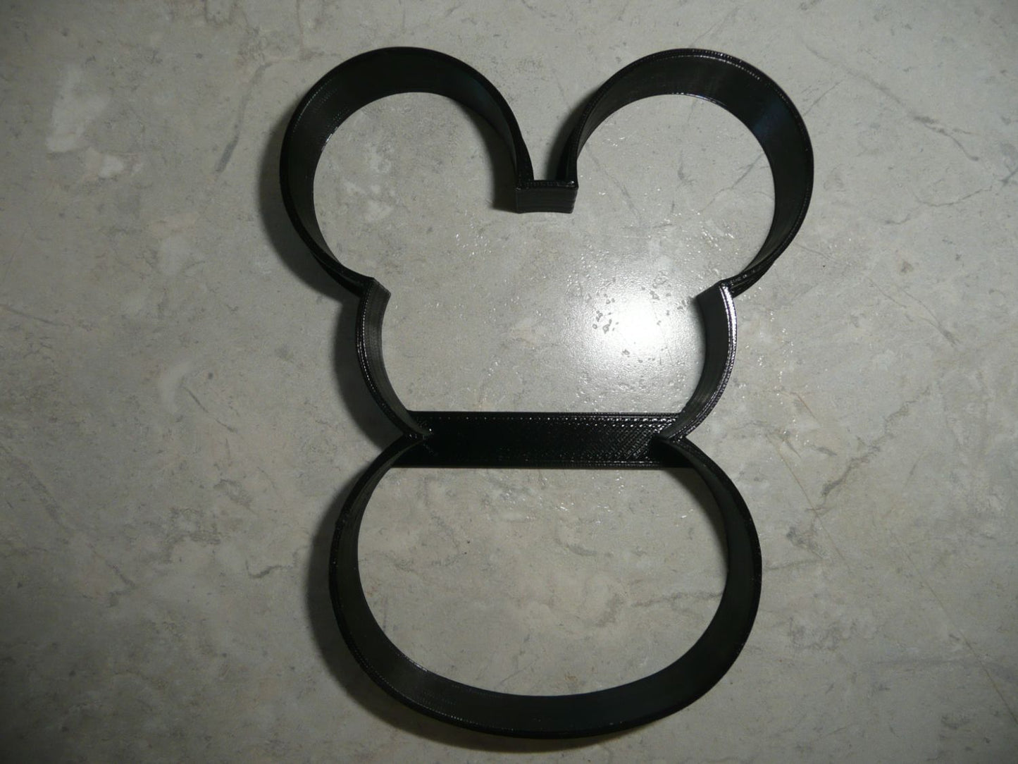 6x Mickey Number 8 Fondant Cutter Cupcake Topper 1.75 IN USA FD4588