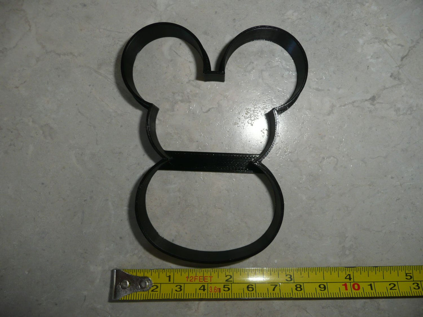 Mickey Mouse Themed Number Eight 8 Outline Cookie Cutter Made In USA PR4588