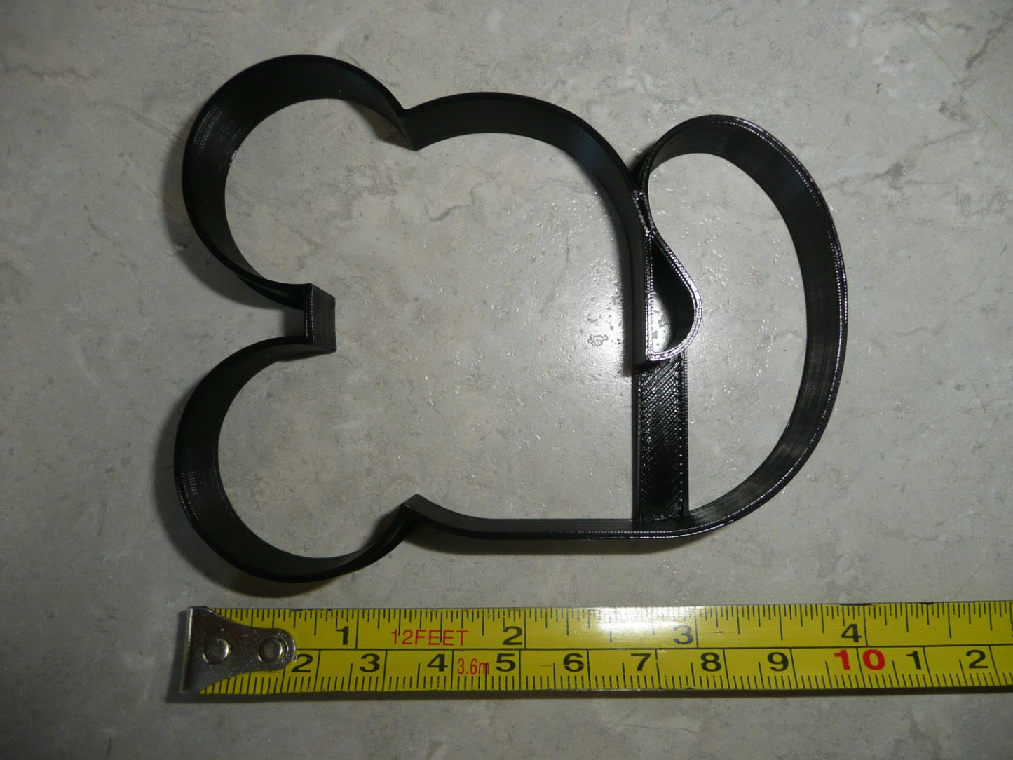 Mickey Mouse Themed Number Nine 9 Outline Cookie Cutter Made In USA PR4589