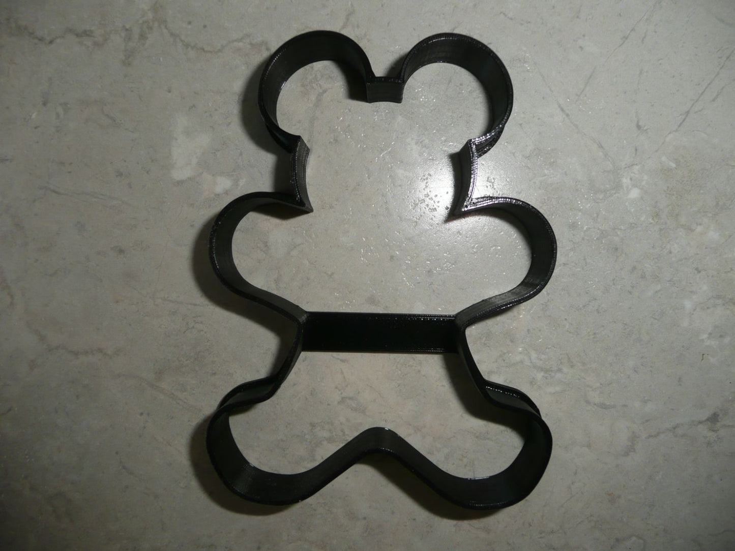 Mickey Mouse Themed Gingerbread Man Outline Cookie Cutter Made In USA PR4591