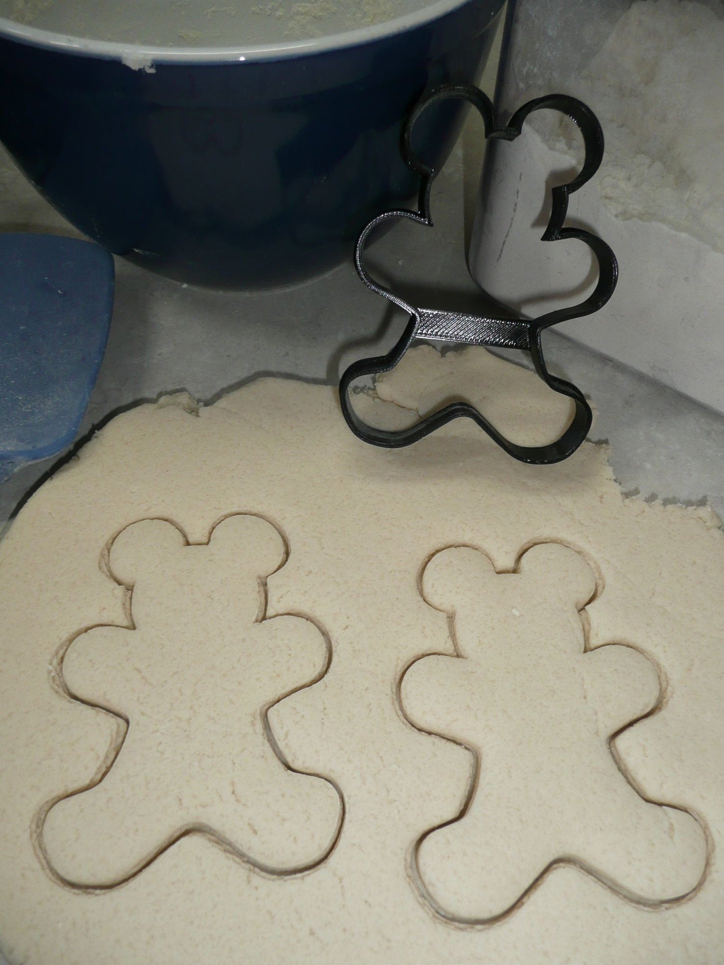 Mickey Mouse Themed Gingerbread Man Outline Cookie Cutter Made In USA PR4591