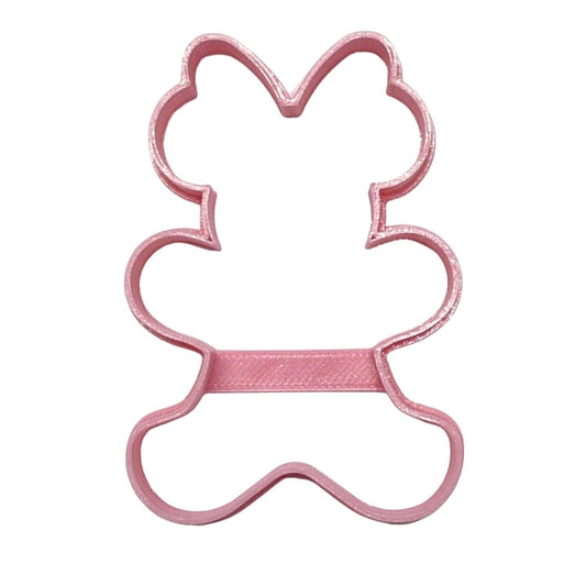 6x Minnie Gingerbread Girl Fondant Cutter Cupcake Topper 1.75 IN USA FD4592