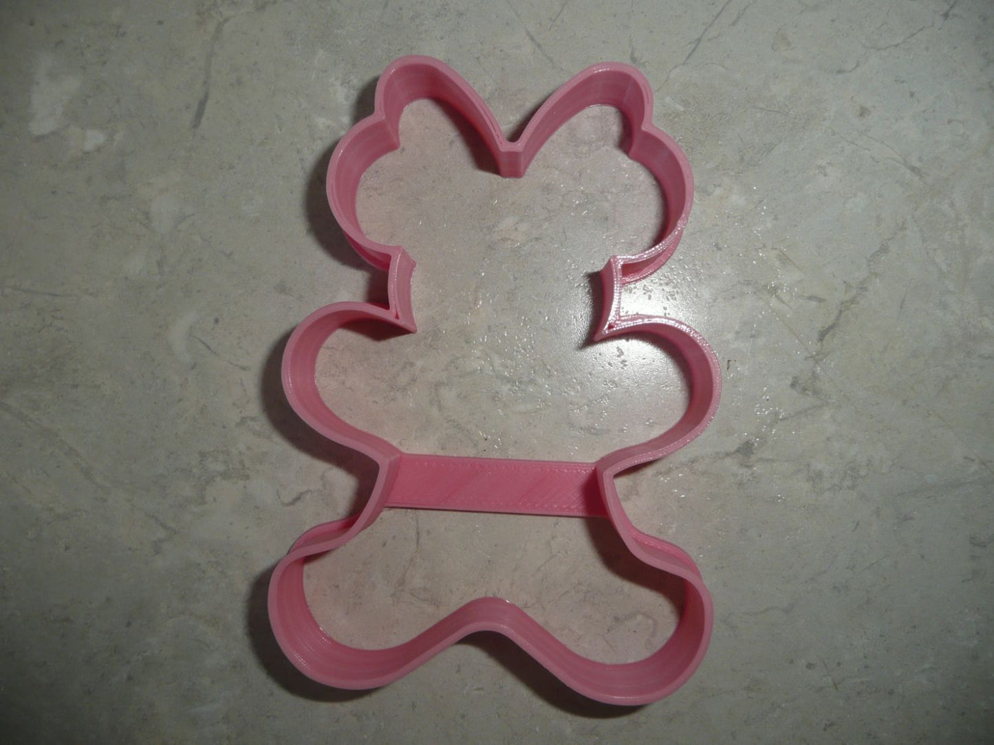 Minnie Mouse Themed Gingerbread Girl Outline Cookie Cutter Made In USA PR4592