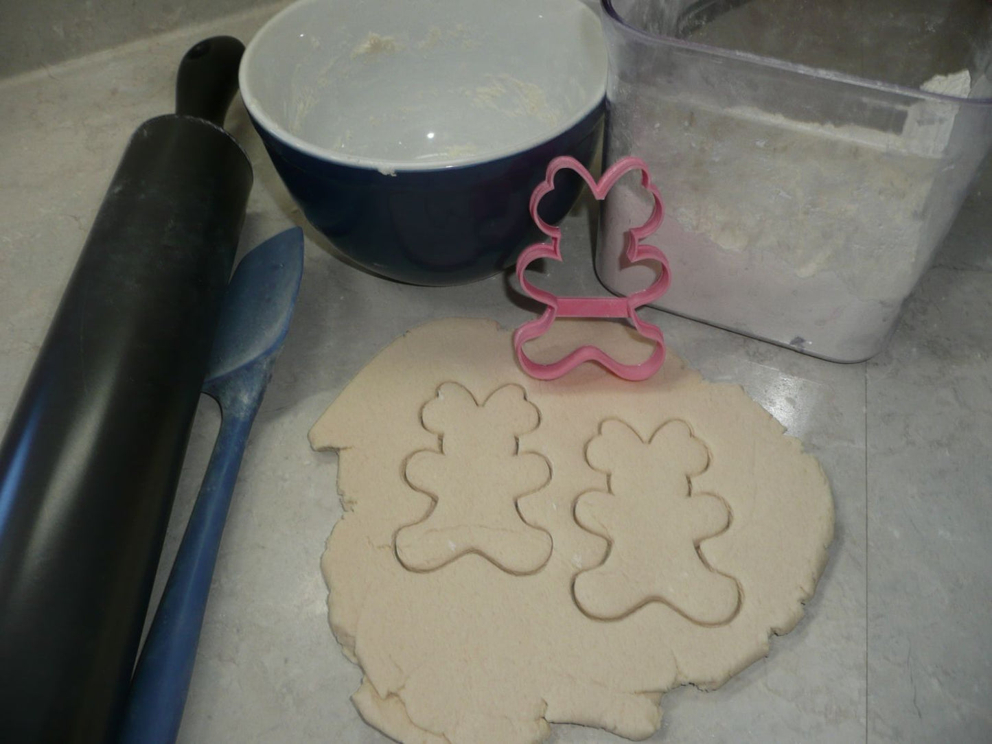 Minnie Mouse Themed Gingerbread Girl Outline Cookie Cutter Made In USA PR4592