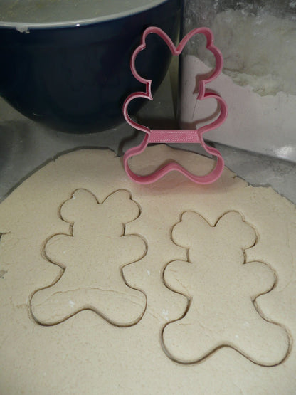 Minnie Mouse Themed Gingerbread Girl Outline Cookie Cutter Made In USA PR4592