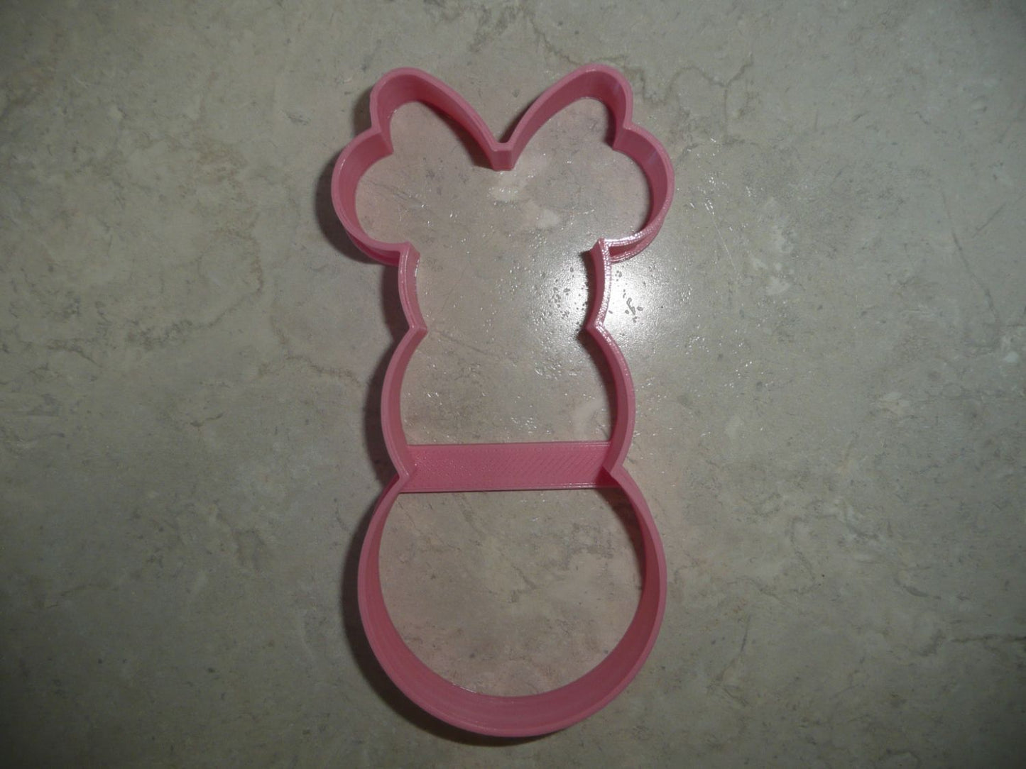 Minnie Mouse Themed Snowman Outline Cookie Cutter Made In USA PR4596