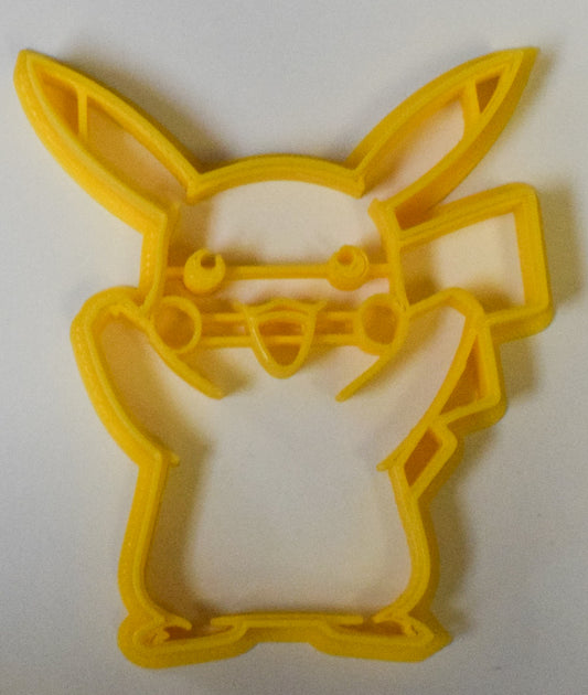 6x Pikachu Pokemon Fondant Cutter Cupcake Topper Size 1.75" USA FD460