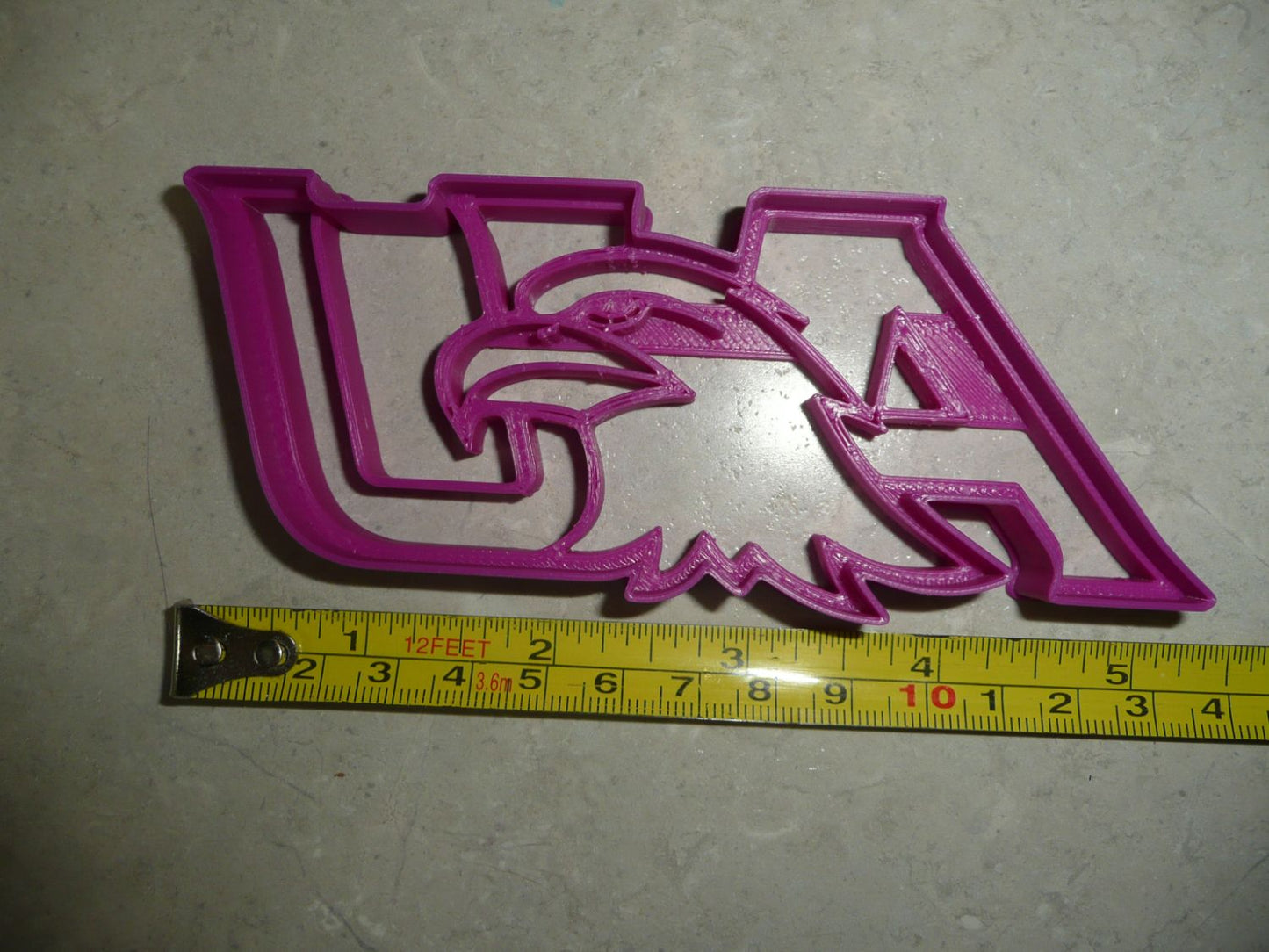 Ashland University AU Letters with Eagle Head Cookie Cutter Made in USA PR4611