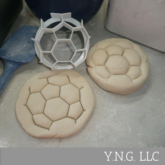 Soccer Ball Design Concha Cutter Mexican Sweet Bread Stamp USA Made PR4615