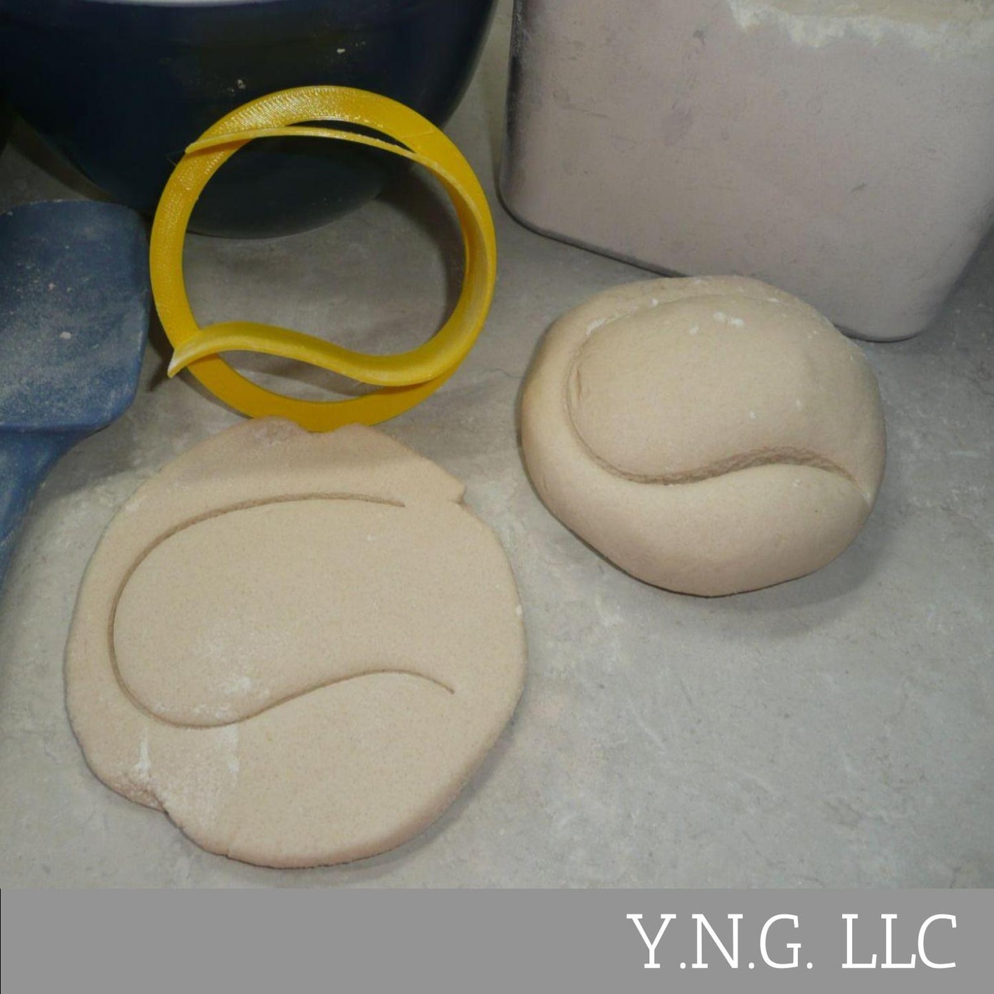 Tennis Ball Design Concha Cutter Mexican Sweet Bread Stamp USA Made PR4620